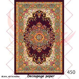 کاغذ دکوپاژ (Decoupage Paper) (کپی) - چاپ به عنوان ترنسفر آبی (سولو ترنسفر)