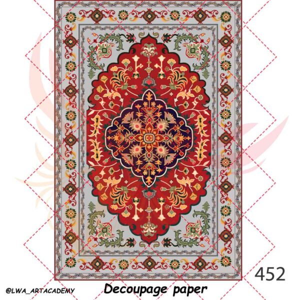 452 کاغذ دکوپاژ (Decoupage Paper) - تصویر 1