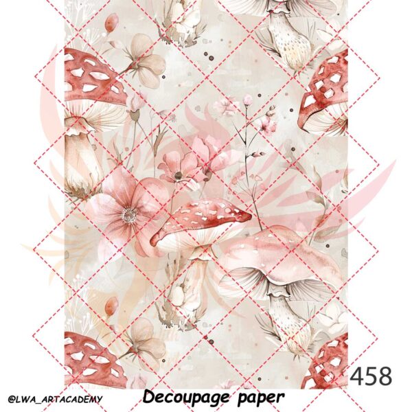 458 کاغذ دکوپاژ (Decoupage Paper) - تصویر 1