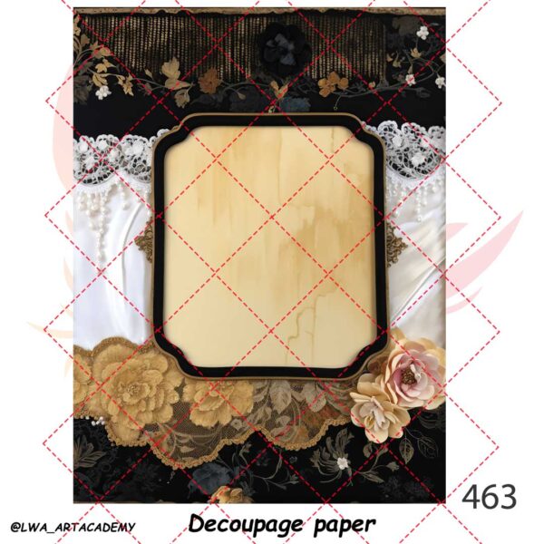463 کاغذ دکوپاژ (Decoupage Paper) - تصویر 1