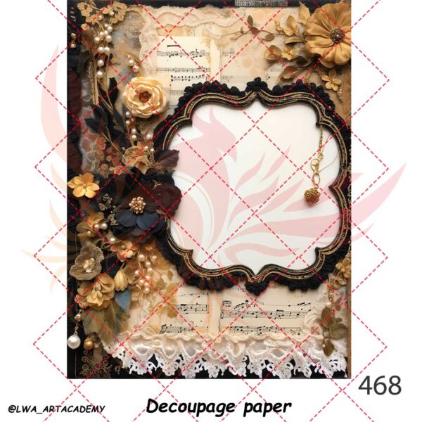 468 کاغذ دکوپاژ (Decoupage Paper) - تصویر 1
