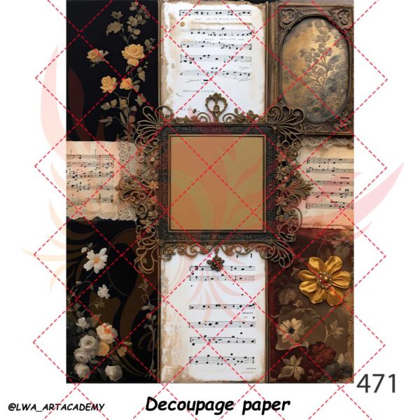 کاغذ دکوپاژ (Decoupage Paper) - تصویر 1
