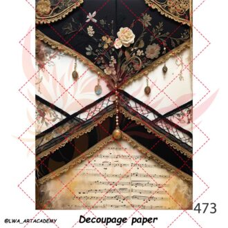 کاغذ دکوپاژ (Decoupage Paper)