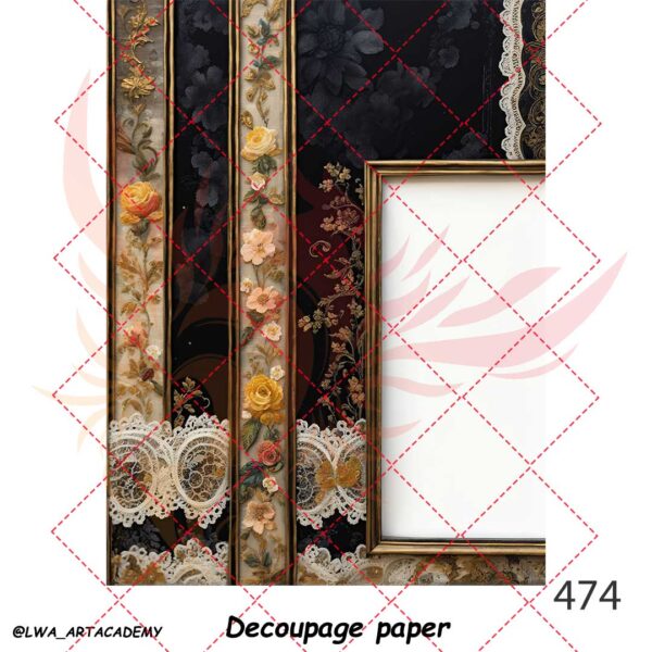 کاغذ دکوپاژ (Decoupage Paper) - تصویر 1