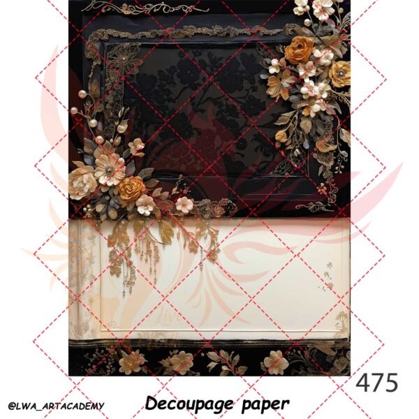 475 کاغذ دکوپاژ (Decoupage Paper) - تصویر 1