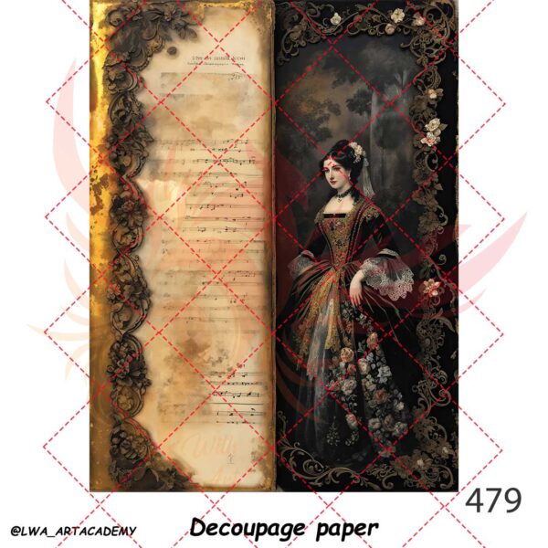 کاغذ دکوپاژ (Decoupage Paper) - تصویر 1