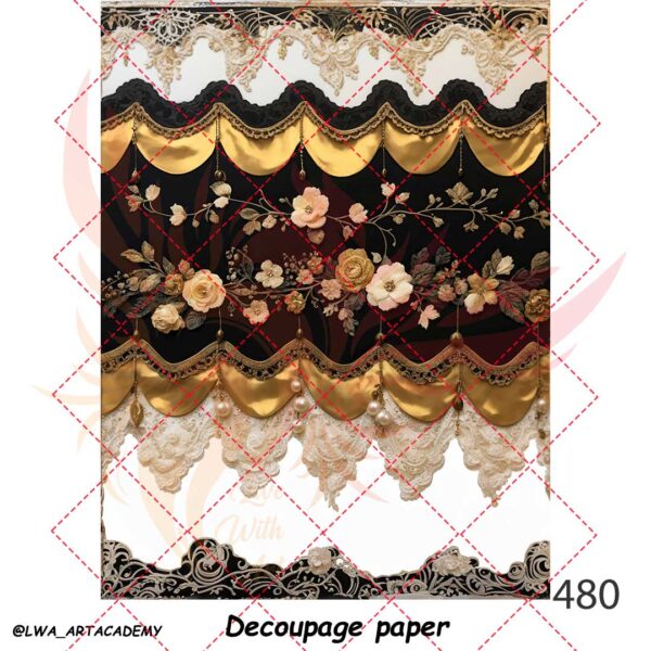 کاغذ دکوپاژ (Decoupage Paper) - تصویر 1