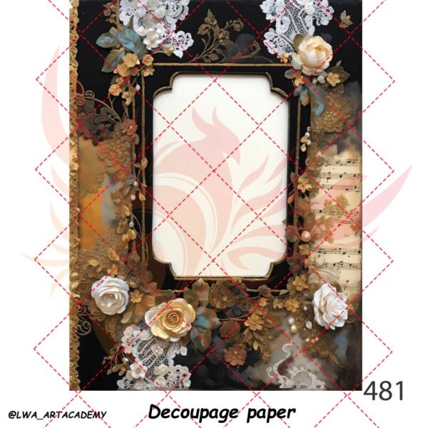 481 کاغذ دکوپاژ (Decoupage Paper) - تصویر 1