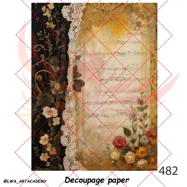 کاغذ دکوپاژ (Decoupage Paper) - تصویر 1