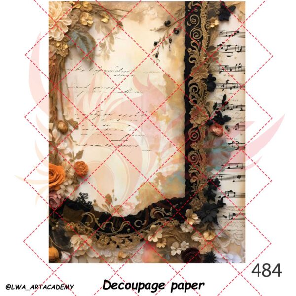کاغذ دکوپاژ (Decoupage Paper) - تصویر 1