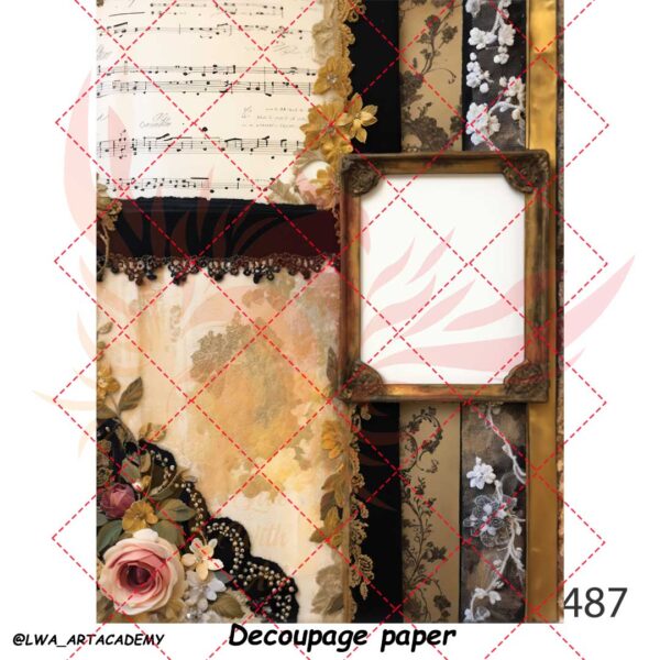 کاغذ دکوپاژ (Decoupage Paper) - تصویر 1