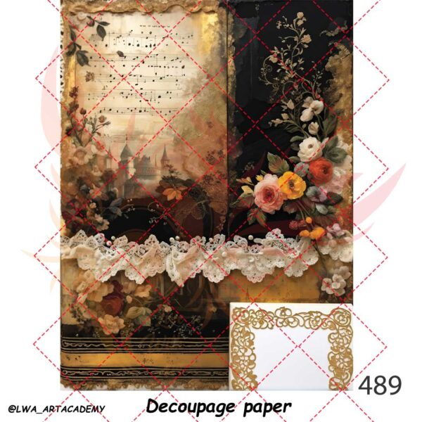 کاغذ دکوپاژ (Decoupage Paper) - تصویر 1