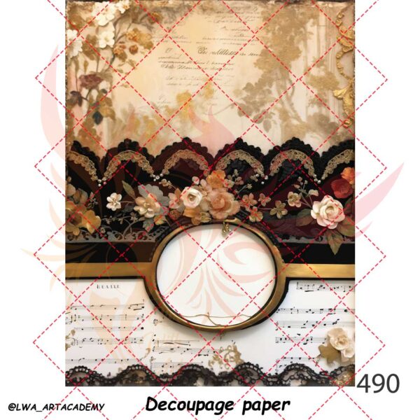 کاغذ دکوپاژ (Decoupage Paper) - تصویر 1