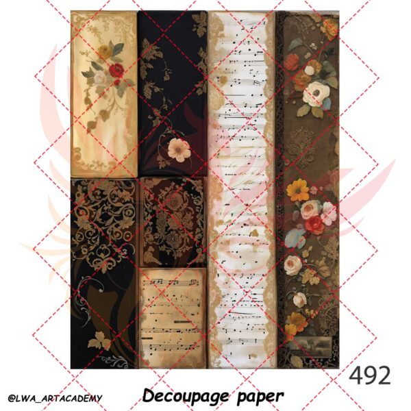 کاغذ دکوپاژ (Decoupage Paper) - تصویر 1