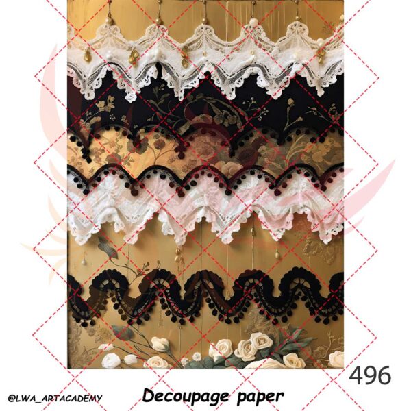 496 کاغذ دکوپاژ (Decoupage Paper) - تصویر 1