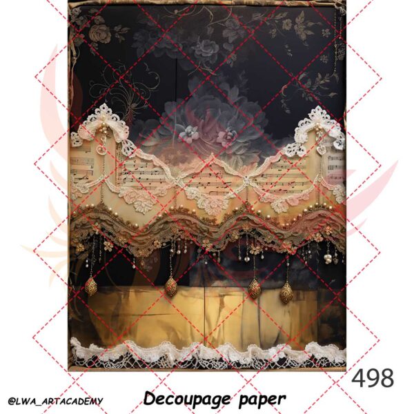 498 کاغذ دکوپاژ (Decoupage Paper) - تصویر 1