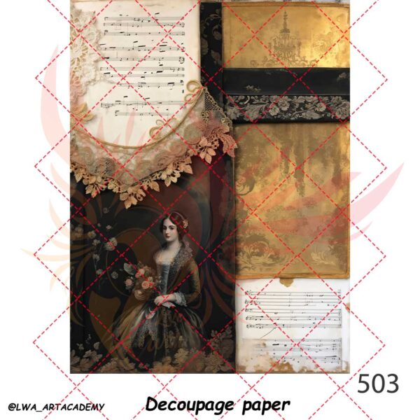 کاغذ دکوپاژ (Decoupage Paper) - تصویر 1