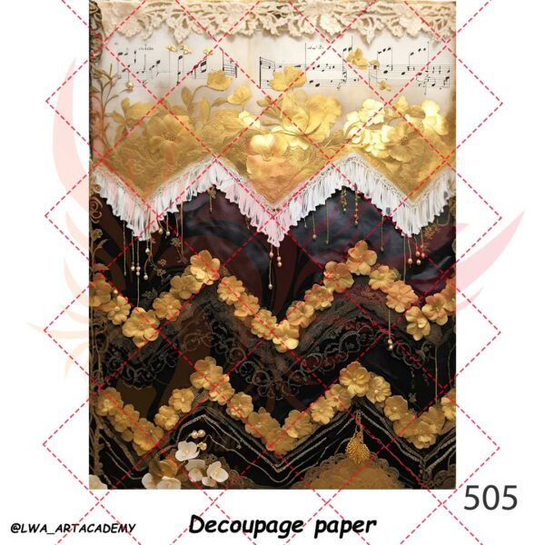کاغذ دکوپاژ (Decoupage Paper) - تصویر 1