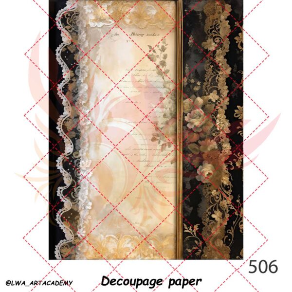 کاغذ دکوپاژ (Decoupage Paper) - تصویر 1