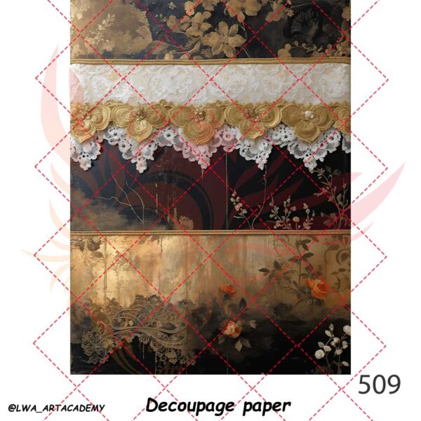 509 کاغذ دکوپاژ (Decoupage Paper) - تصویر 1