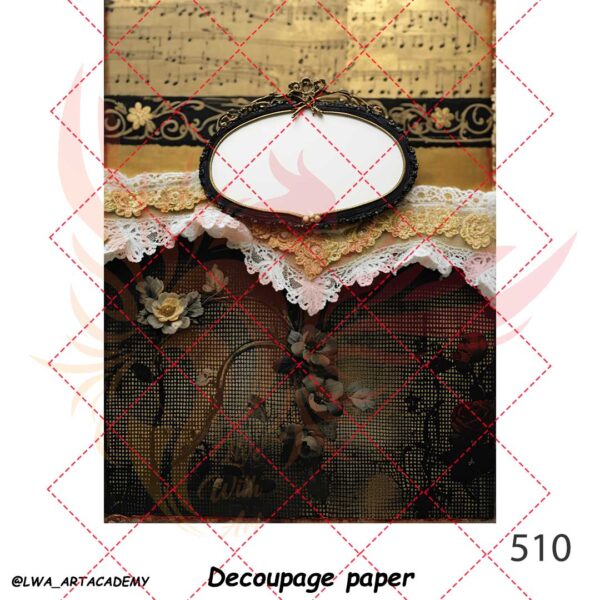 510 کاغذ دکوپاژ (Decoupage Paper) - تصویر 1