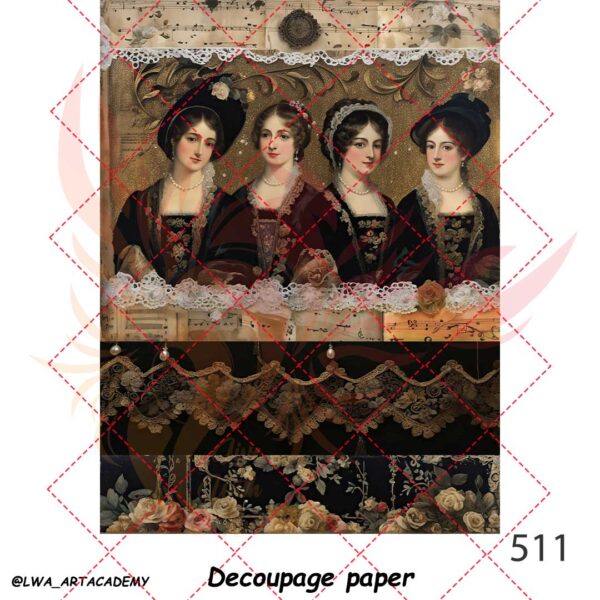 511 کاغذ دکوپاژ (Decoupage Paper) - تصویر 1