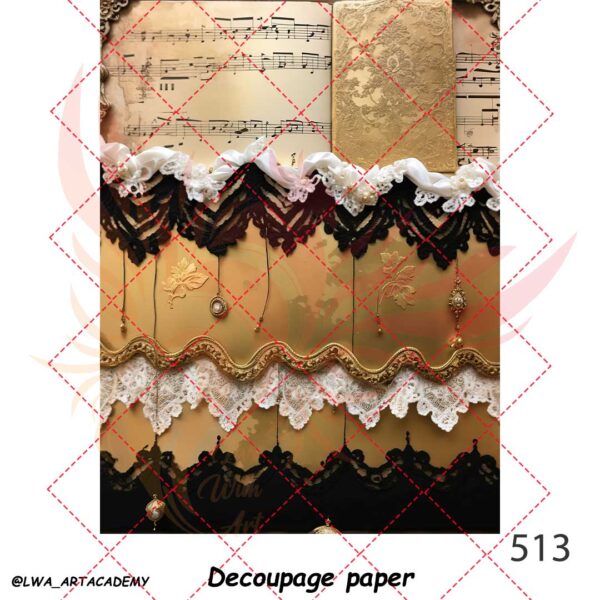 513 کاغذ دکوپاژ (Decoupage Paper) - تصویر 1