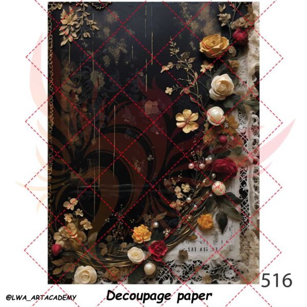 کاغذ دکوپاژ (Decoupage Paper) - تصویر 1