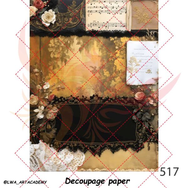 کاغذ دکوپاژ (Decoupage Paper) - تصویر 1