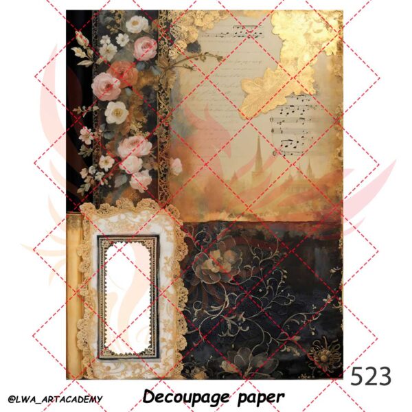کاغذ دکوپاژ (Decoupage Paper) - تصویر 1