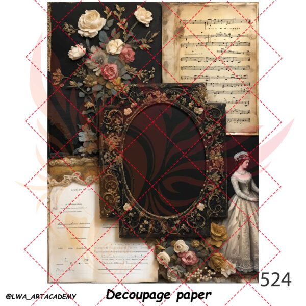 کاغذ دکوپاژ (Decoupage Paper) - تصویر 1