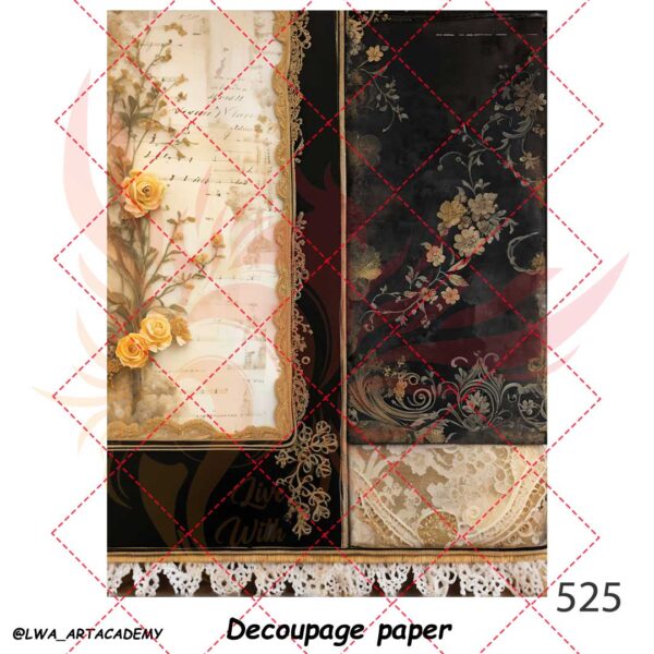کاغذ دکوپاژ (Decoupage Paper) - تصویر 1