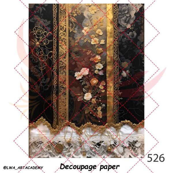 526 کاغذ دکوپاژ (Decoupage Paper) - تصویر 1
