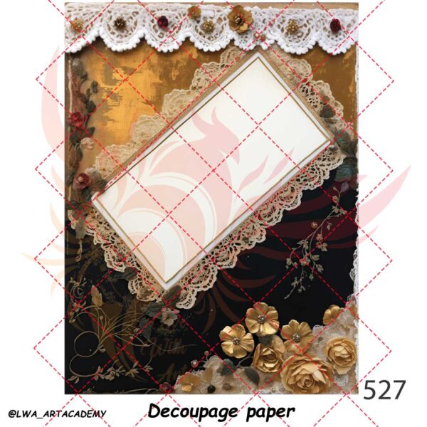 527 کاغذ دکوپاژ (Decoupage Paper) - تصویر 1