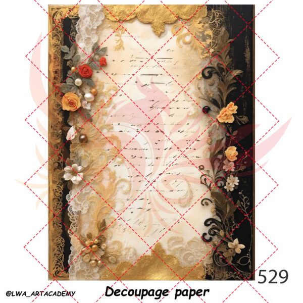 کاغذ دکوپاژ (Decoupage Paper) - تصویر 1