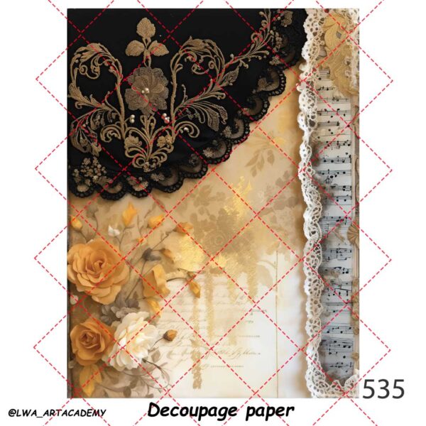 کاغذ دکوپاژ (Decoupage Paper) - تصویر 1