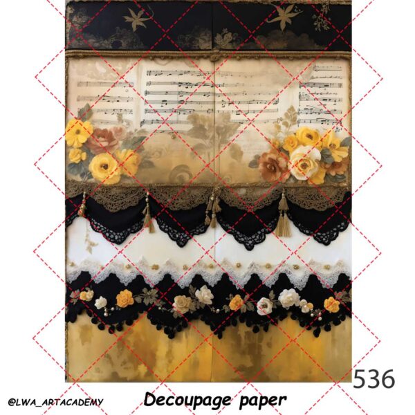 کاغذ دکوپاژ (Decoupage Paper) - تصویر 1