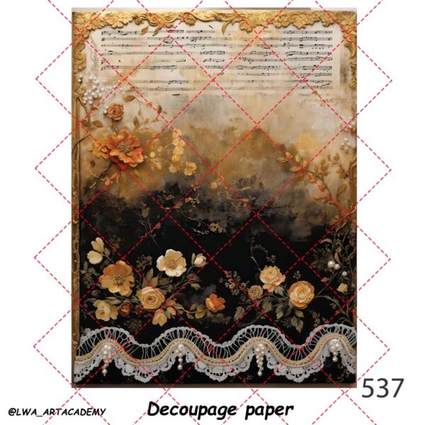 کاغذ دکوپاژ (Decoupage Paper) - تصویر 1
