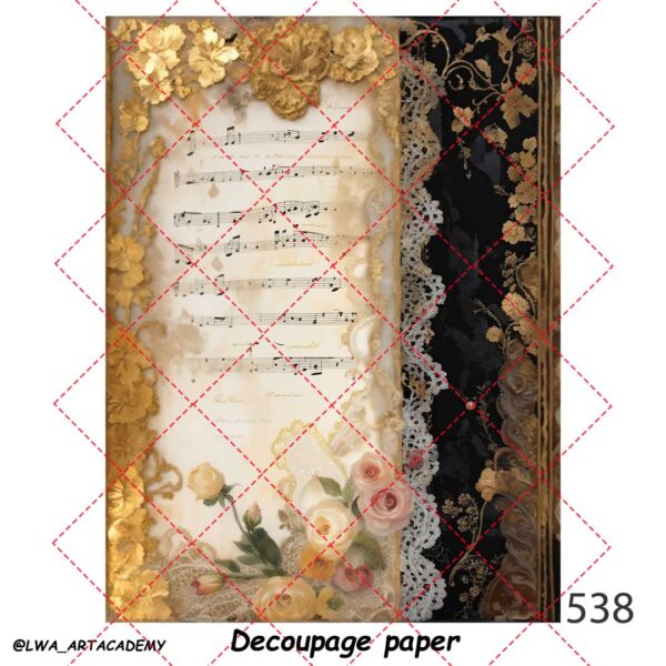 کاغذ دکوپاژ (Decoupage Paper) - تصویر 1
