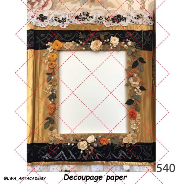 540 کاغذ دکوپاژ (Decoupage Paper) - تصویر 1