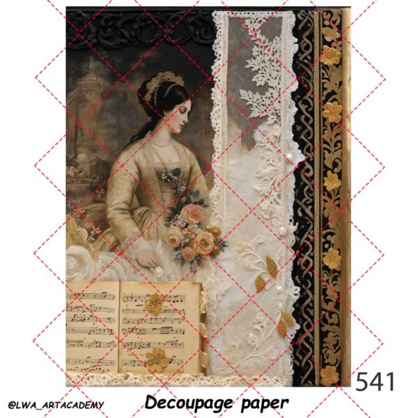 541 کاغذ دکوپاژ (Decoupage Paper) - تصویر 1