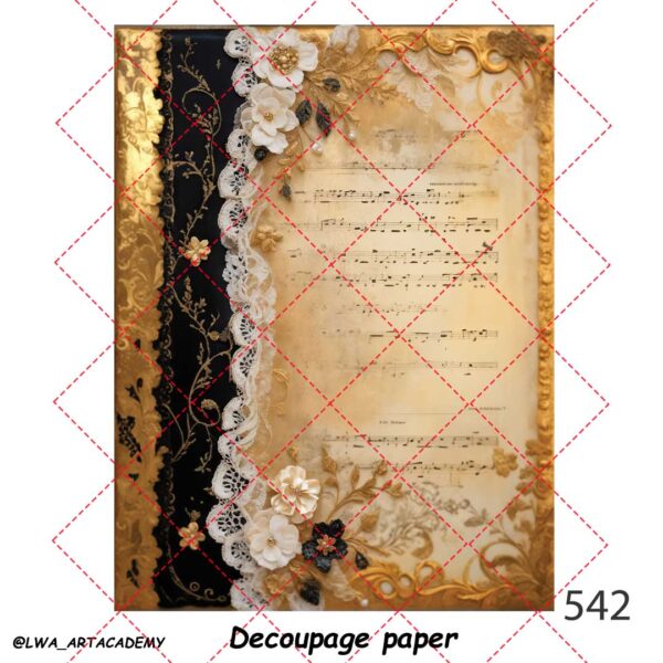 کاغذ دکوپاژ (Decoupage Paper) - تصویر 1