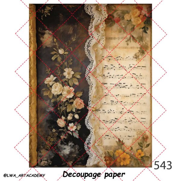 کاغذ دکوپاژ (Decoupage Paper) - تصویر 1
