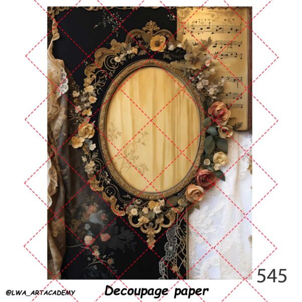 545 کاغذ دکوپاژ (Decoupage Paper) - تصویر 1