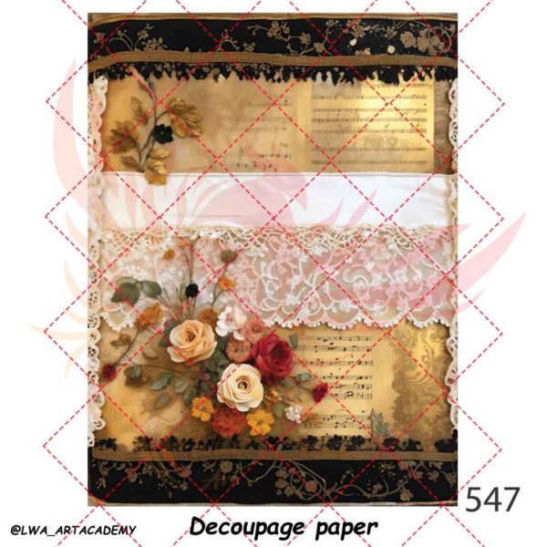 کاغذ دکوپاژ (Decoupage Paper) - تصویر 1