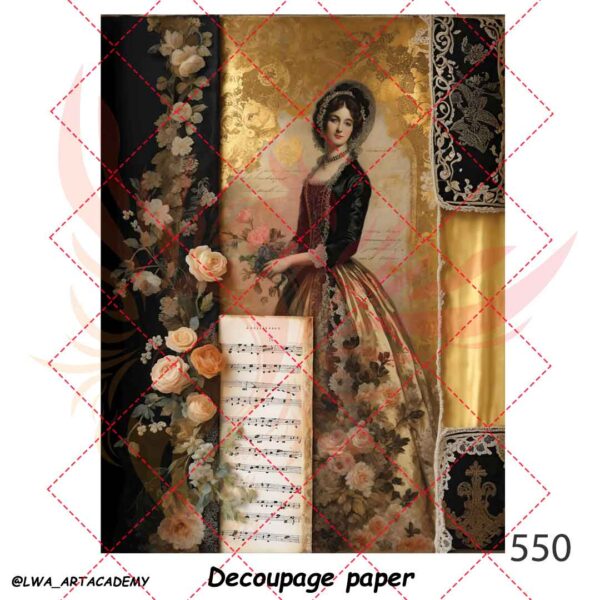 کاغذ دکوپاژ (Decoupage Paper) - تصویر 1