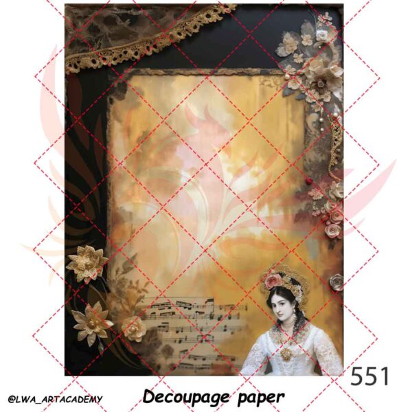 کاغذ دکوپاژ (Decoupage Paper) - تصویر 1