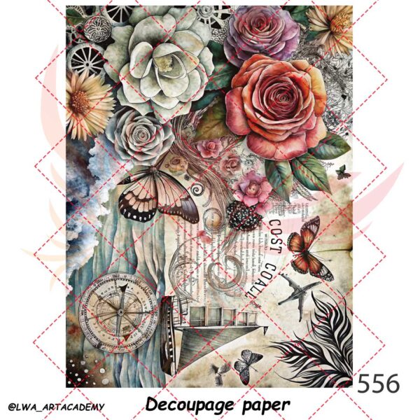 556 کاغذ دکوپاژ (Decoupage Paper) - تصویر 1
