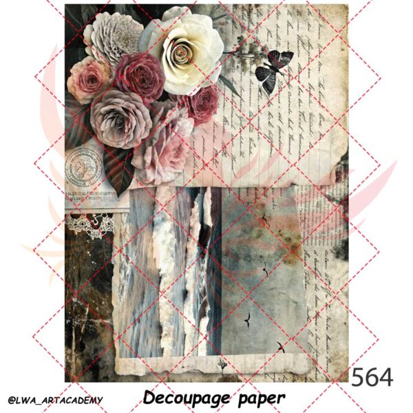 کاغذ دکوپاژ (Decoupage Paper) - تصویر 1