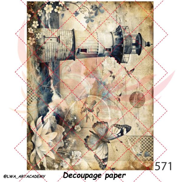 کاغذ دکوپاژ (Decoupage Paper) - تصویر 1